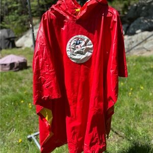 Vintage Patriots rain poncho